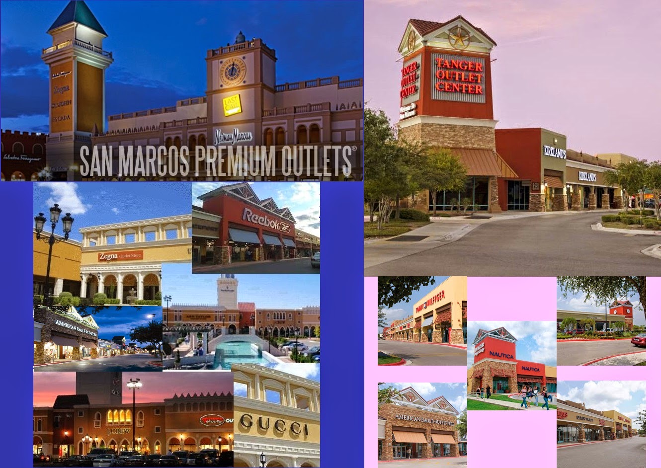 Hotels travelers are raving about... Tanger Outlets, San Marcos, San Marcos, TX. 53K likes. Over name brands offering % off! San Marcos Premium Outlets. Shopping Mall. The Shops at La Cantera ( La Cantera Pkwy, San Antonio) Free $10 Tanger Gift Card and coupon book for the first TXST students that stop by shopper services in suite Offer good through /5(10K).